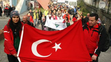 Zigana'daki Çığ Felaketinde Hayatını Kaybeden 10 Dağcı İçin Saygı Yürüyüşü