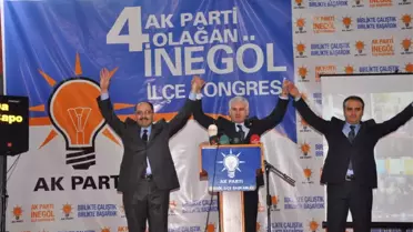 AK Parti İnegöl İlçe Başkanı Temelli Güven Tazeledi