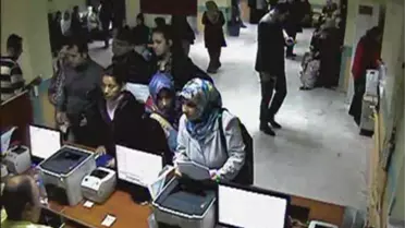 Cepçi Kadın Kameralara Yakalandı