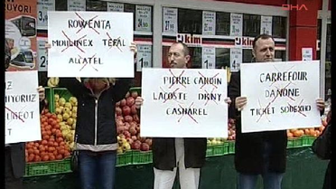 Tüketiciler Birliği'nden Fransız Ürünlerine Markette Protesto