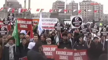 Kayseri'de Duruşma Öncesi, İsrail Aleyhine Miting Gibi Gösteri