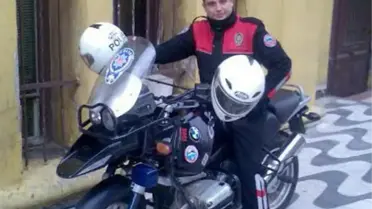 Motosikletli Polisler Kazada Yaralandı