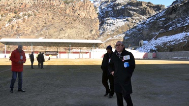 Gümüşhanespor-Menemen Belediyespor Maçına Buzlu Saha Engeli