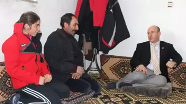 Milli Kayakçı Zozan Malkaç'a Moral Ziyareti