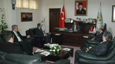 Tümsiad Genel Başkanı Sert Başkan Çerçioğlu'nu Ziyaret Etti