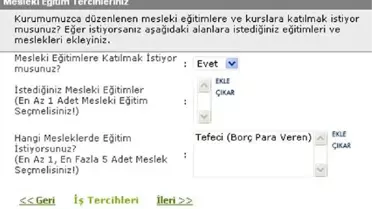 İşkur'dan Şaka Gibi Meslek Kursları