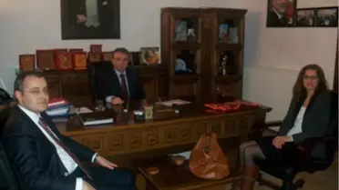 Kaymakam Ünlü'den Dr.Mert'e Teşekkür