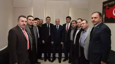 Başkan Akbaş, Saadet Partisi İlçe Teşkilatını Ziyaret Etti