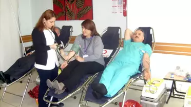 Trabzon Özel Yıldızlıgüven Hastanesi Çalışanları'ndan Kan Bağışı