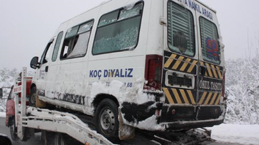 112 Acil Ambulansı Kaza Yaptı: 14 Yaralı