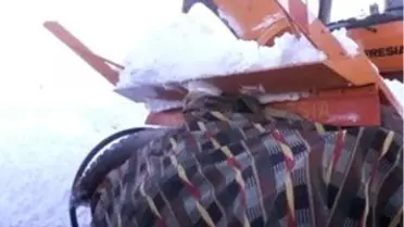 Kar Savurma Aracının Pervanesi Operatörü Öldürdü