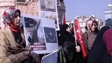 Saadet Partili Kadınlardan NATO Protestosu
