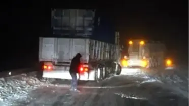 Yozgat Karayolunu Trafiğe Kapattı