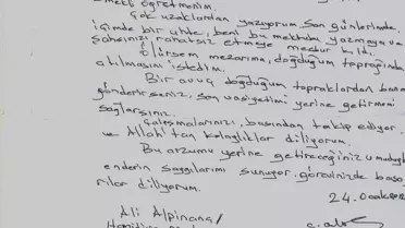 Balıkesirli Öğretmen Kars Belediye Başkanı'ndan Mezarı Koydurtmak İçin Toprak İstedi