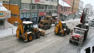 Gerede Belediyesi Karla Mücadele Ediyor