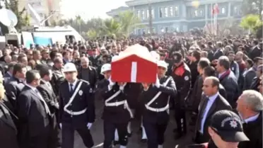 Şehit Emniyet Müdürü'ne Antalya'da Uğurlama Töreni
