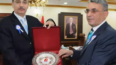Vergi Dairesi Başkanı Sağlam'dan Vali Güvenç'e Ziyaret
