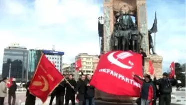 Taksim'de '28 Şubat' Protestosu