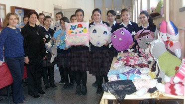 Kız Meslek Lisesi Öğrencileri Yaptıkları Doğal Oyuncakları Sergiledi
