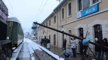'Sarı Siyah' Filminin Çekimleri Bilecik İstasyonu'nda Yapıldı