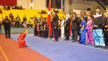 Küçük Wushu'cu Ebrar Şampiyonanın Başlamasını Bekleyemedi