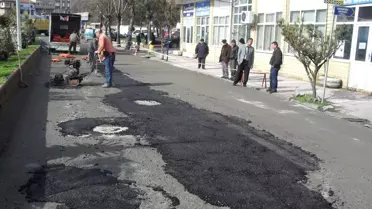 Alaplı'da Bozulan Yollar Onarılıyor