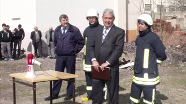 Çan Lisesi'nde Yangın Tatbikatı