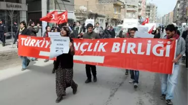 Afyonkarahisar'da Kadınlardan 'Yazma'lı Eylem