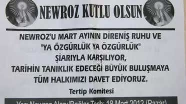 Diyarbakır'da Nevruz Afişleri Toplatıldı