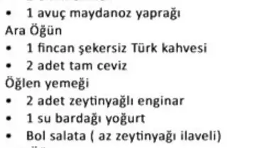 Ünlü Diyetisyenden Bahar Diyeti