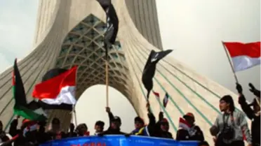 'Kudüs'e Küresel Yürüyüş' Kervanı İran'a Ulaştı