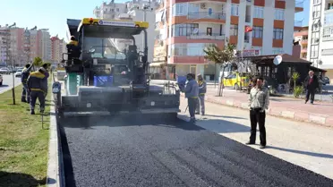 Bülent Ecevit Bulvarı Asfaltlanıyor