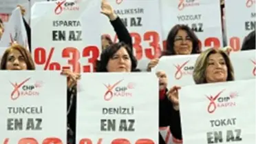 CHP'de Kadın Kotası Yükseltildi