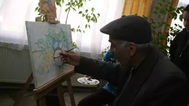 Huzurevi Sakinleri Duygularını Resmetti