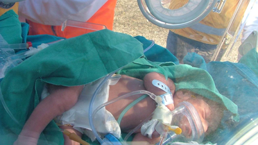 Kulu'da Erken Doğan Bebeğe Hava Ambulans