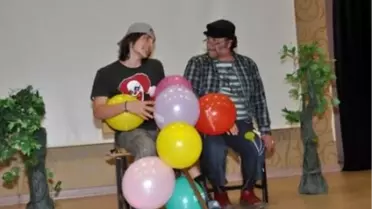 Çocuklar Baloncu Amca ile Tanıştı