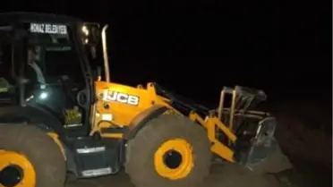 Eriyen Kar Suları Heyelana Neden Oldu