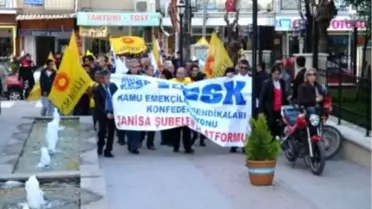 Kesk'ten Sendikalar Kanunu Protestosu