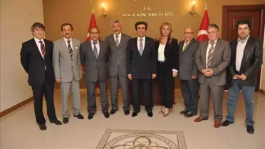 Mersin Basın Konseyi Güzeloğlu'nu Ziyaret Etti