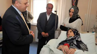 Vali Çakacak Ketem'de Tedavi Gören Hastaları Ziyaret Etti