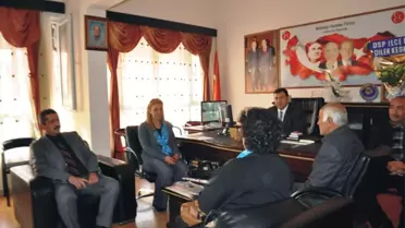 Ceyhan'da DSP'den MHP'ye Ziyaret