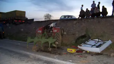 Traktör Devrildi: 1 Ölü