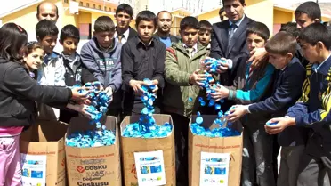 Erciş Yibo'dan Bartın'a 40 Bin Adet Plastik Kapak