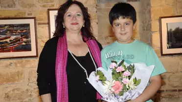 Çocuk Ressamlar Kuşadası'nda Sergi Açtı