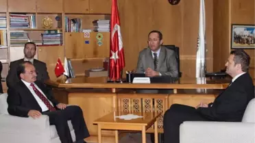 Develi ve Cazin Belediye Başkanları'ndan Avanos'a Ziyaret