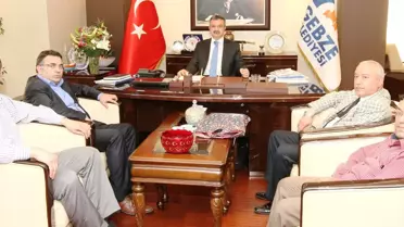 Servisçiler Derneği Başkan Köşker'i Ziyaret Etti