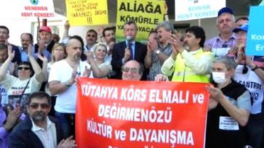 Çed Toplantısına Protesto Engeli