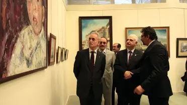 Öğretim Elamanları 40 Eserle Resim Sergisi Açtı