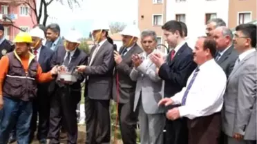 Acıpayam'da Açılış ve Temel Atma Töreni