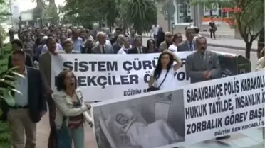 Öğretmenler, Şiddeti Protesto Etti